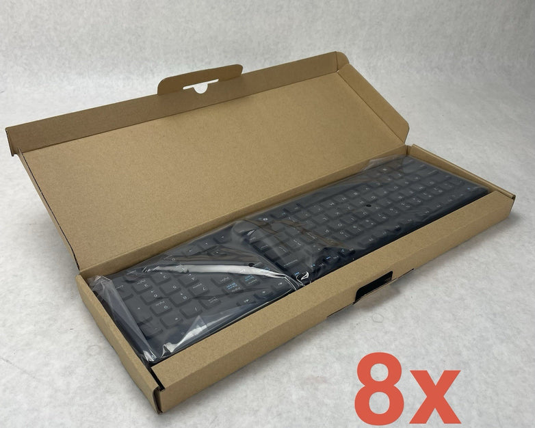 Dell KB216-BK-US Wired USB Keyboard Lot of 8