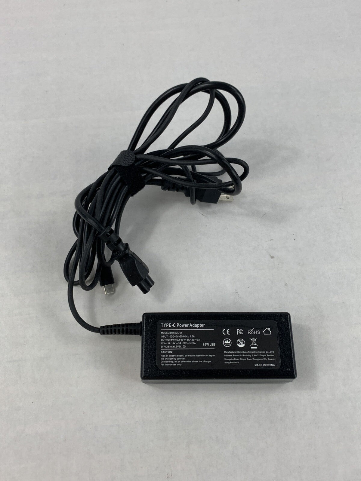 Unbranded SM65CL-01 Type-C Power Adapter 65W (Lot of 3)