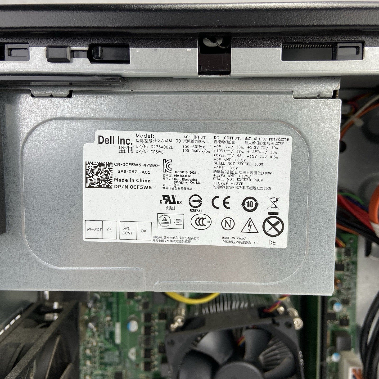 Dell Optiplex 3010 MT Intel Core i3-3220 3.3GHz 4GB RAM No HDD No OS  HD 704011