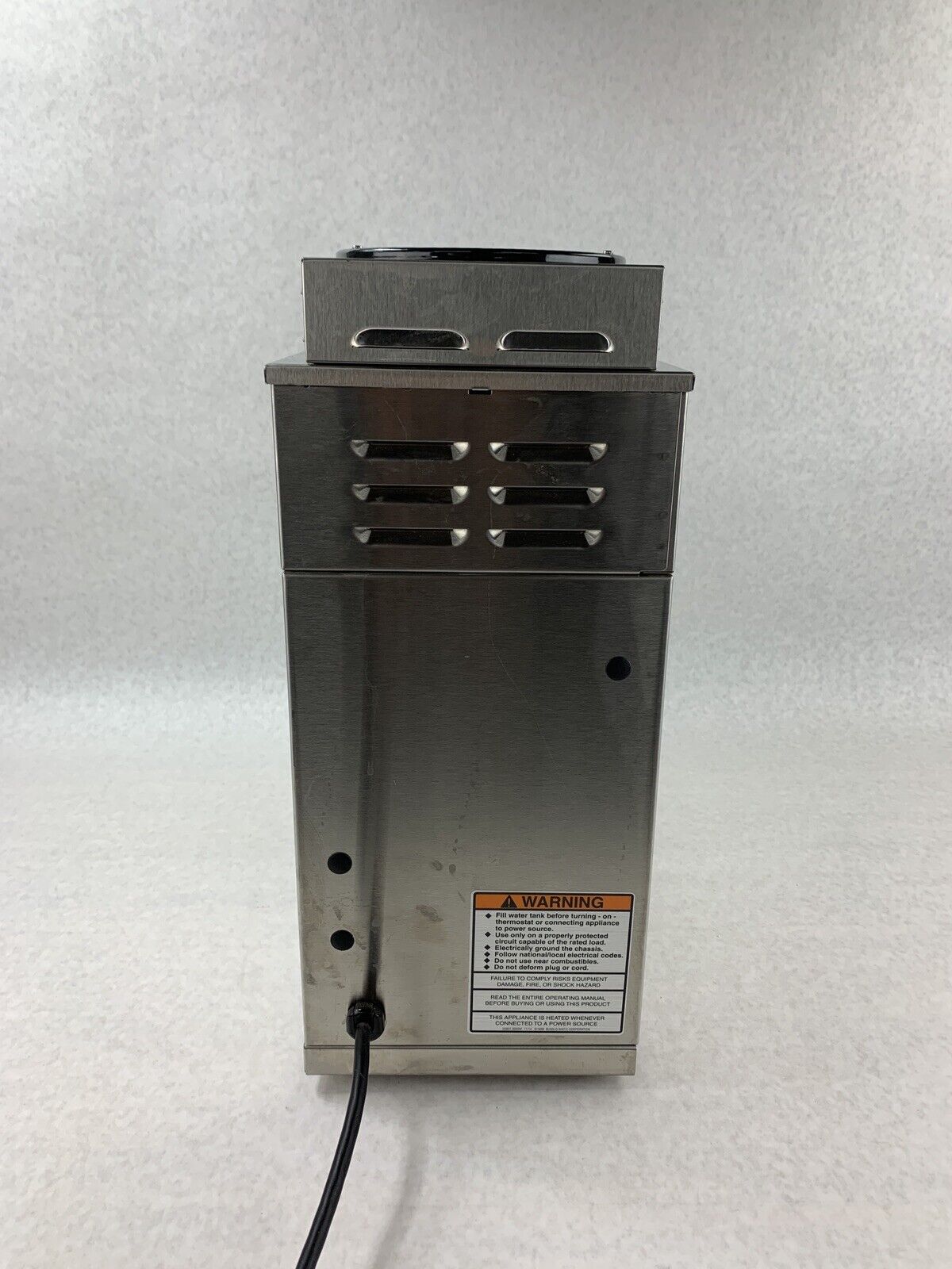 Bunn VP17-3 Pourover Drip Coffee Maker Machine x3 Warmers Heats up For Parts