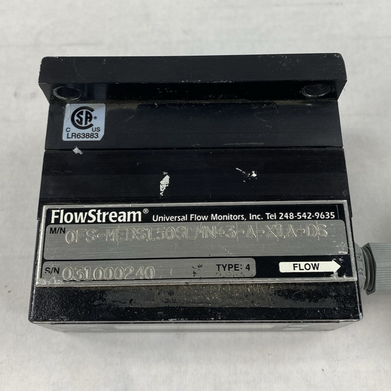 FlowStream OFS-MEBS150SLMN-3-A-X1A-D6 Universal Flow Monitor Parts or Repair