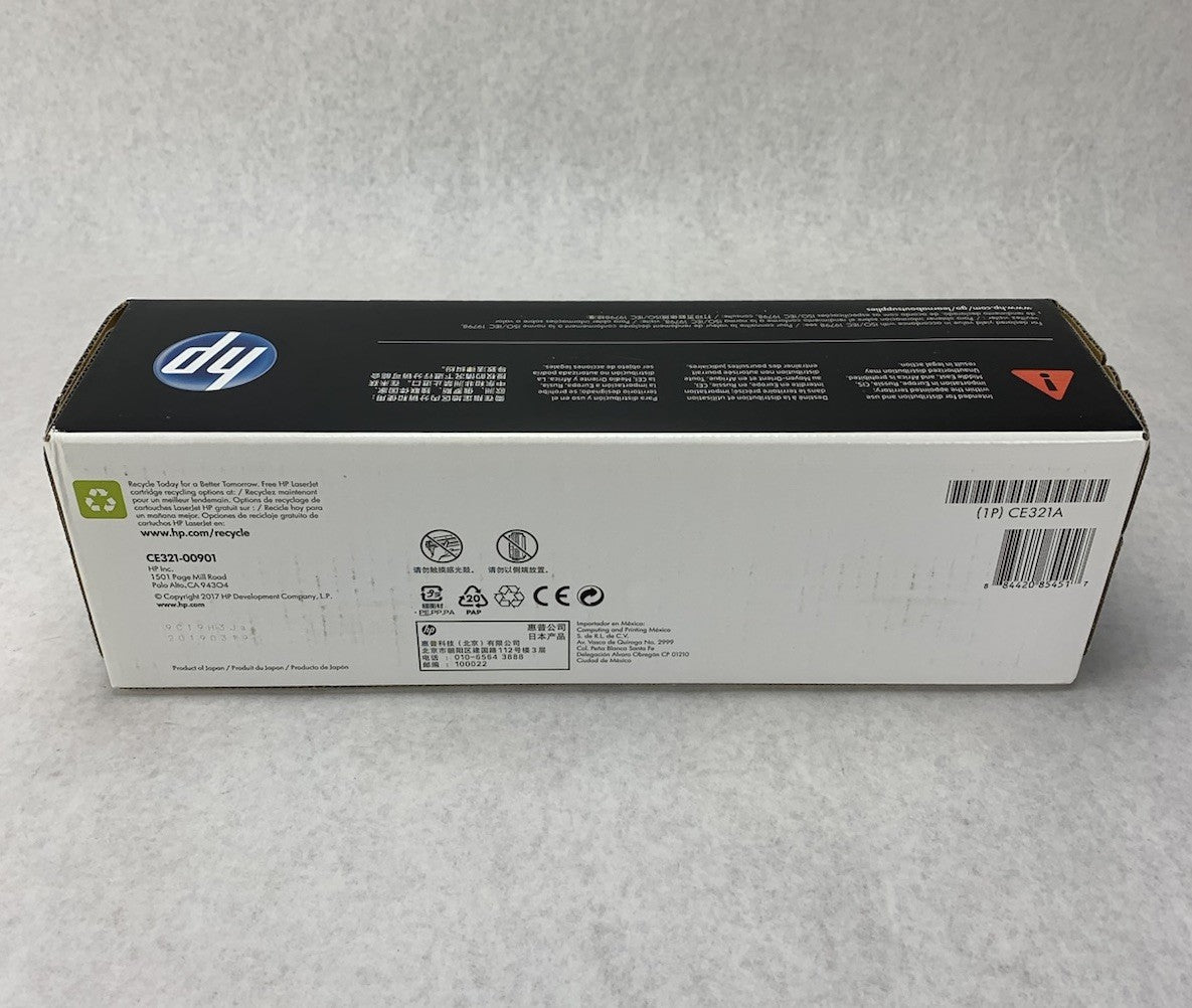HP LaserJet 128A CE321A Cyan Print Cartridge Exp: Mar 20193