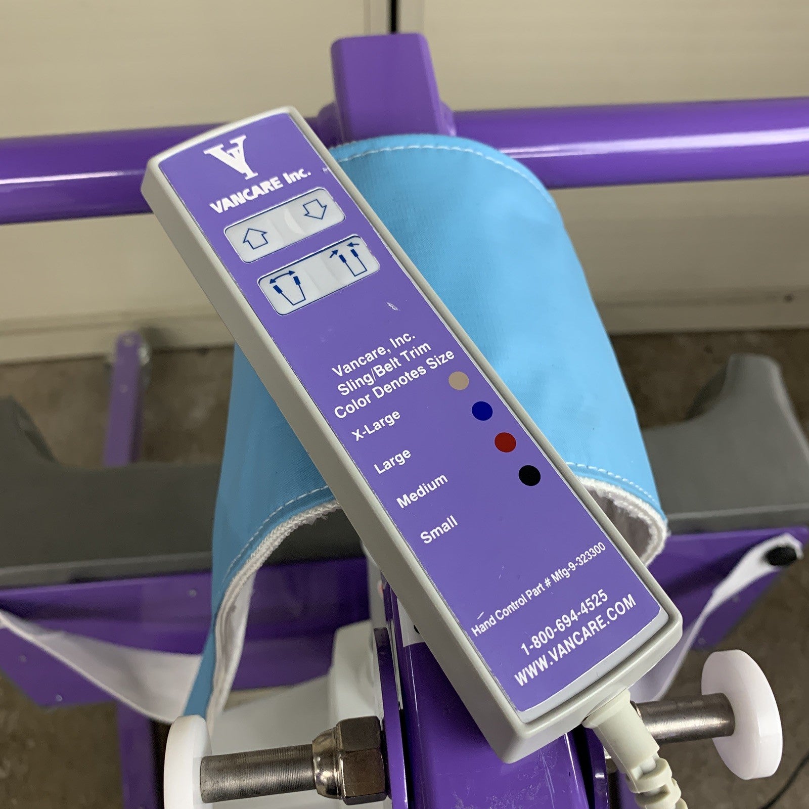 Vancare Vera II SB600 Powered Sit-to-Stand Patient Lift Powers Arms Don't Lift