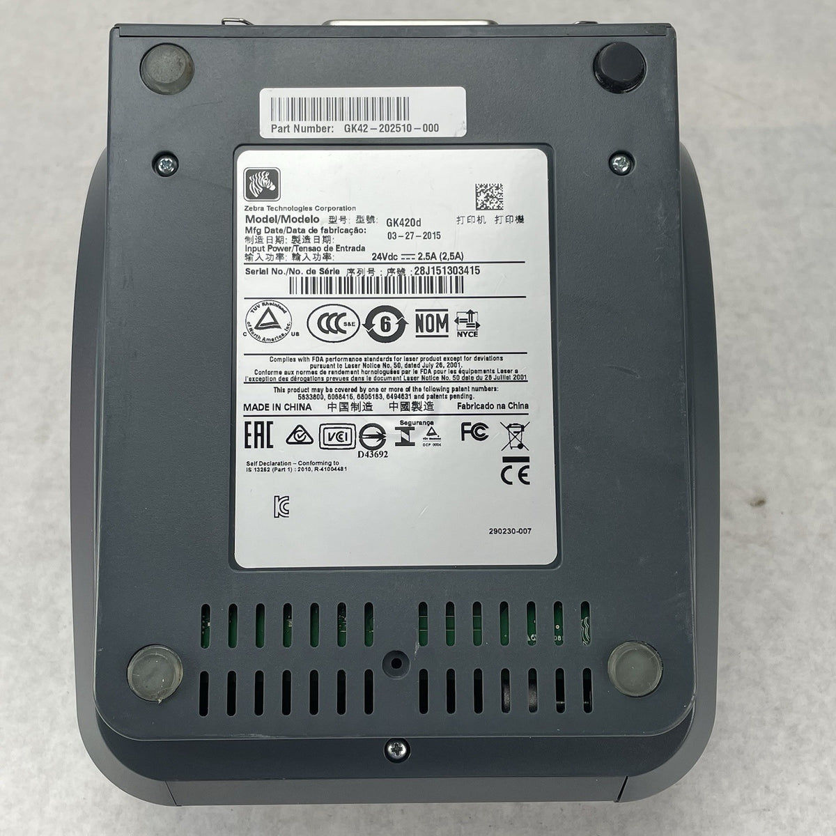 Zebra GK420d Direct‑Thermal 4" Desktop Label Printer Tested10