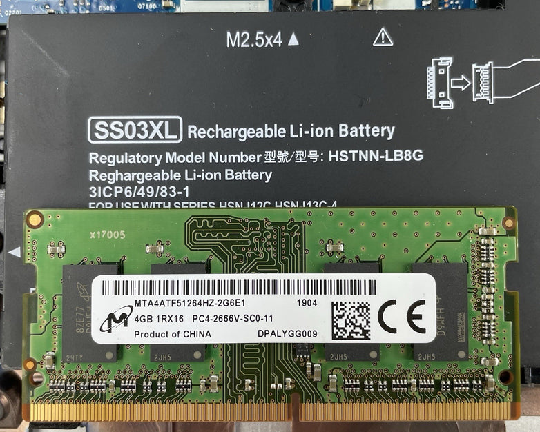 HP mt44 14" Ryzen 3 Pro 2300U 2.00 GHz 4 GB RAM No SSD/OS/AC