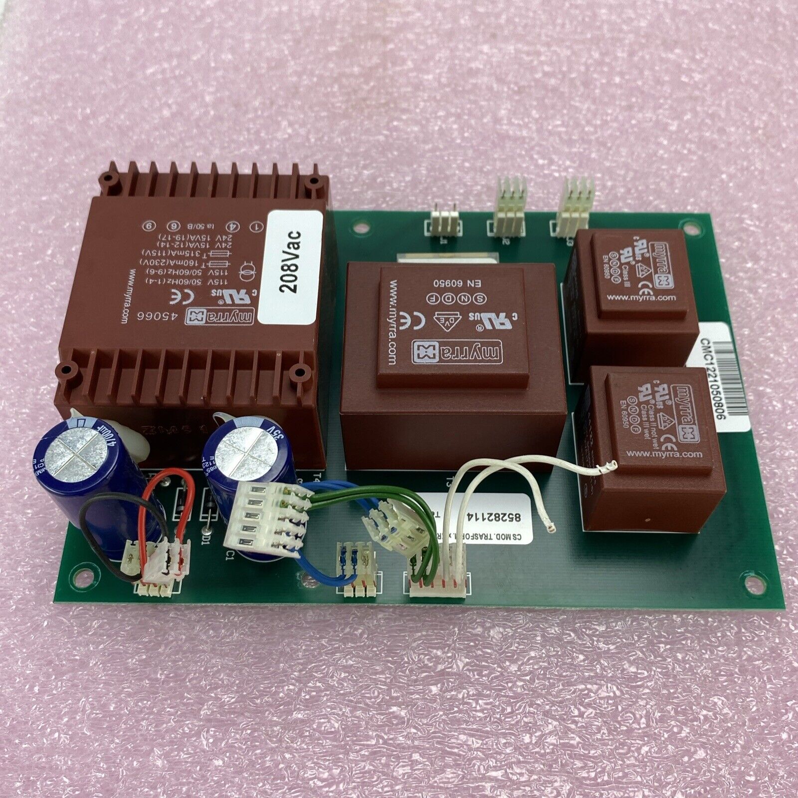 Thermo Scientific 85282114 Centrifuge HT6 208Vac 60Hz Transformer Board KR4I