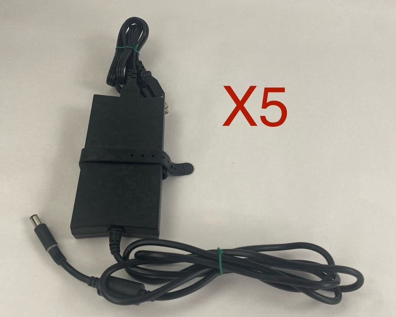 Dell LA130PM190 130W AC Adapter Lot of 5 W/ Power Cord