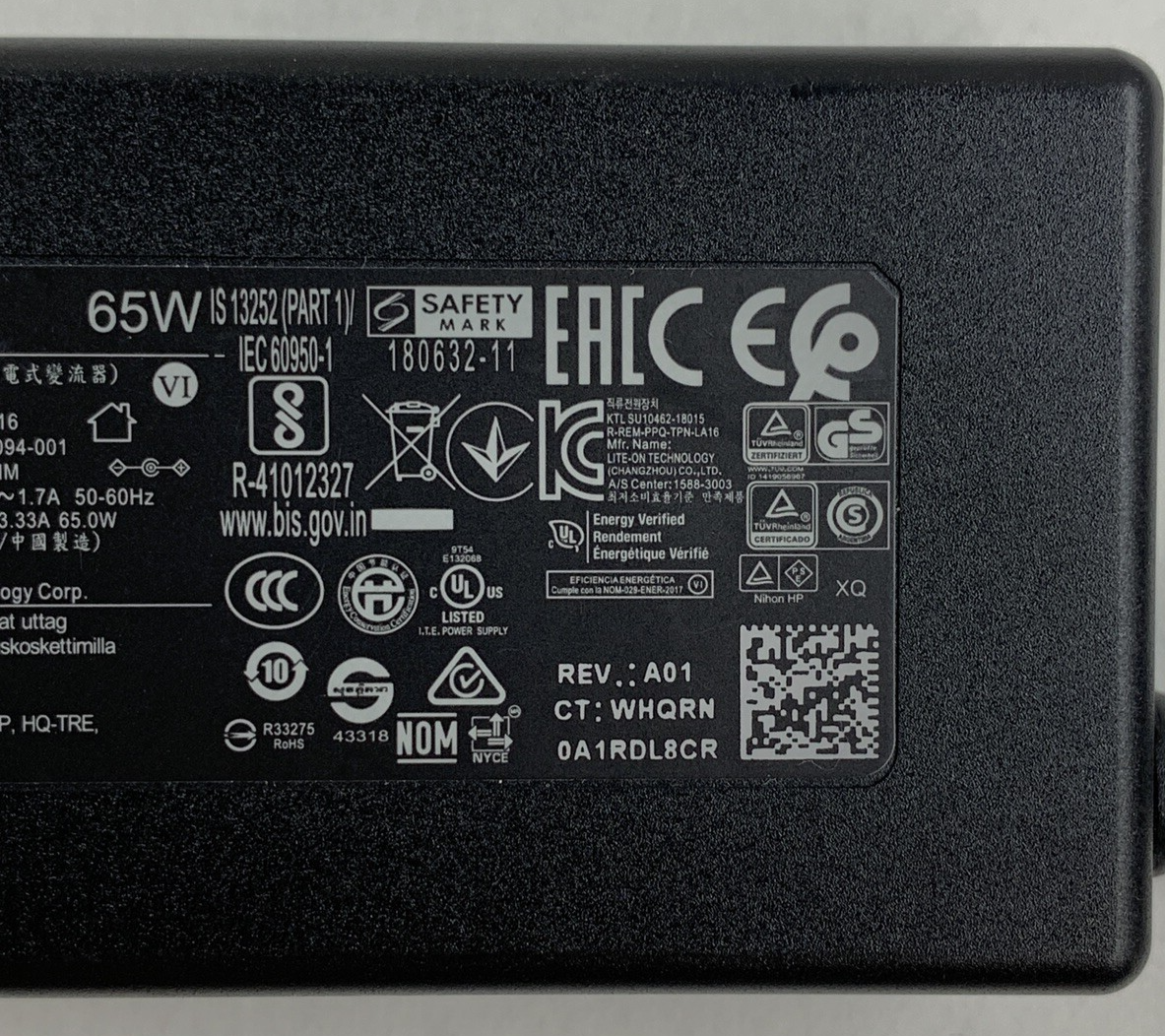 HP L40094-001 L39752-001 OEM AC Adapters 65W 19.5V 3.33A Mixed Lot of 8x