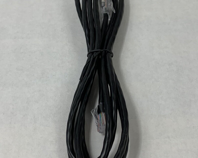 Unbranded RJ-45 Ethernet Cable Black 6 Ft (Lot of 4)
