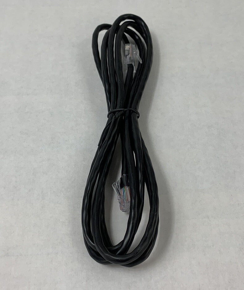 Unbranded RJ-45 Ethernet Cable Black 6 Ft (Lot of 4)