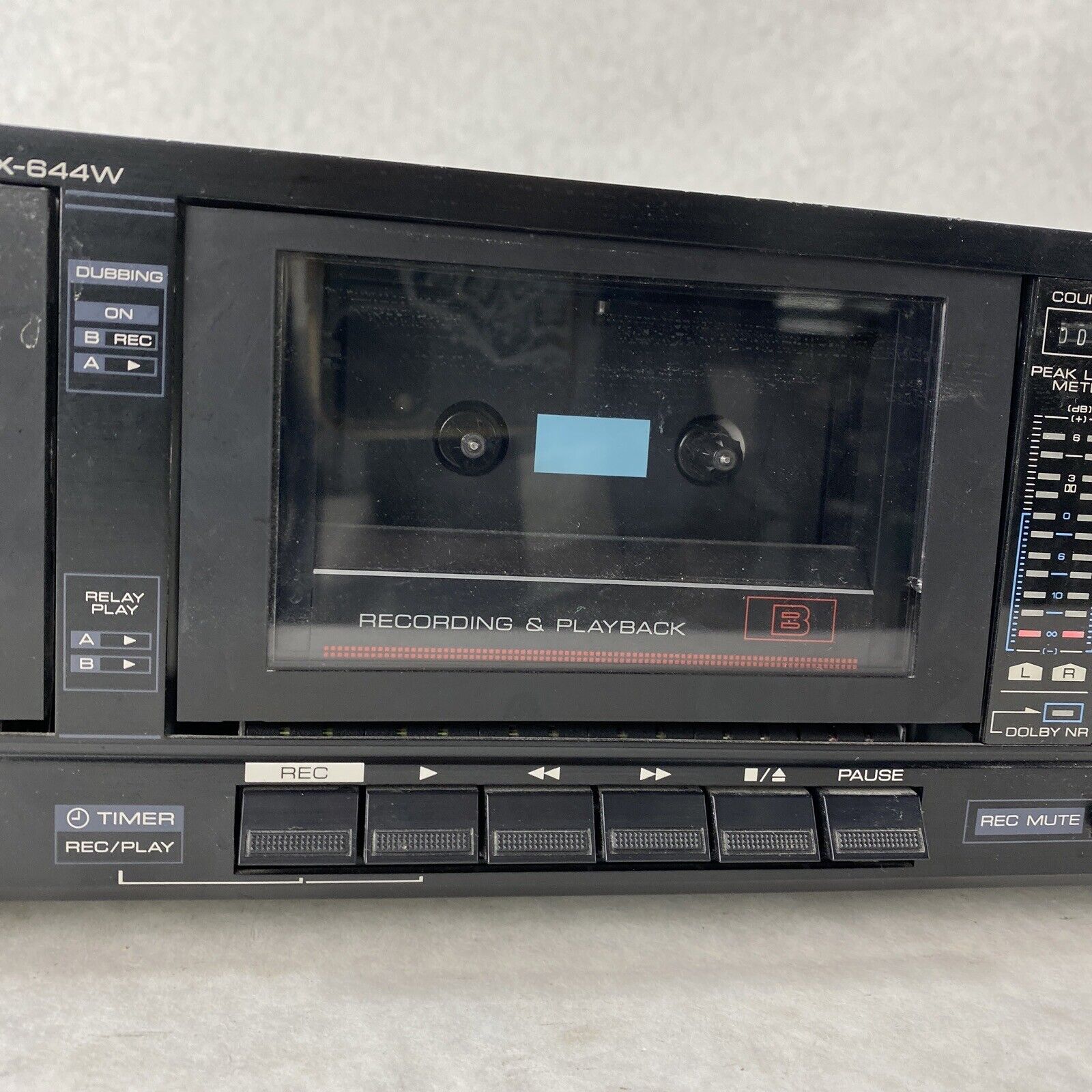 Kenwood KX-644W Dual Tape Recording Playback Stereo Double Cassette Deck PARTS