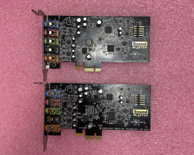 Creative Labs Sound Blaster SB1570 PCIe Audio Card Lot of 2