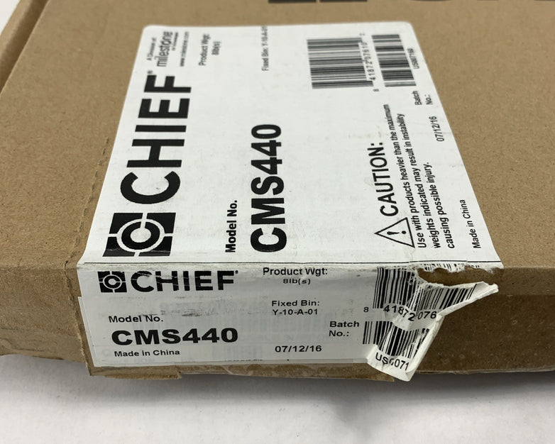 Chief CMS440 Speed-Connect Above Tile Suspended Ceiling Kit - Open Box