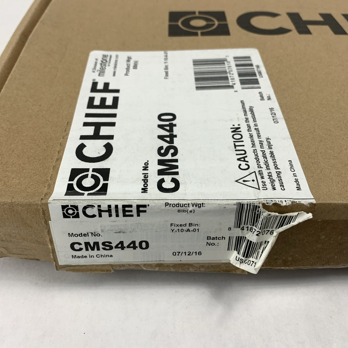 Chief CMS440 Speed-Connect Above Tile Suspended Ceiling Kit - Open Box3