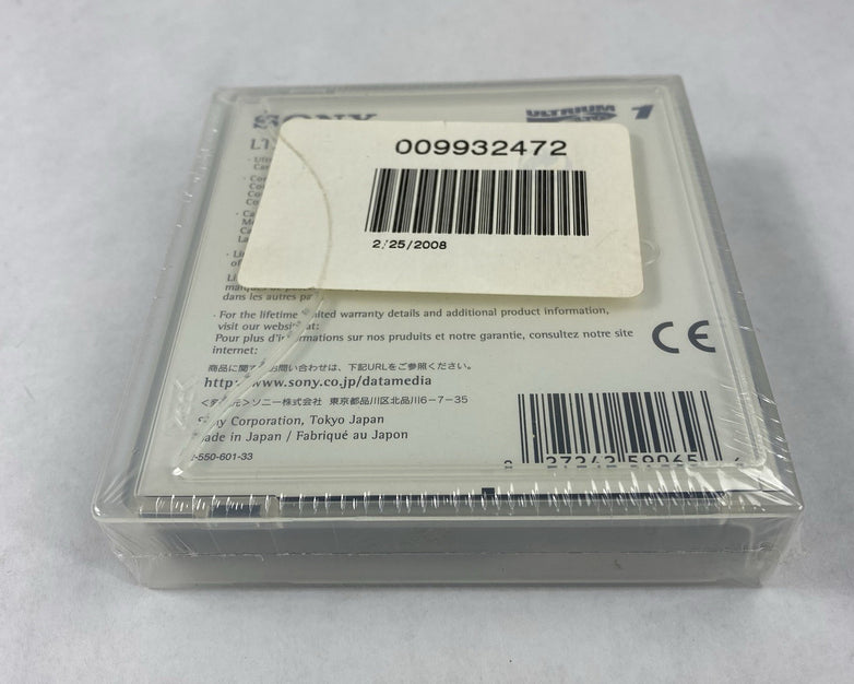 Sony LTO Ultrium 1 LTX100G 200GB Data Cartridge Sealed (Lot of 3)