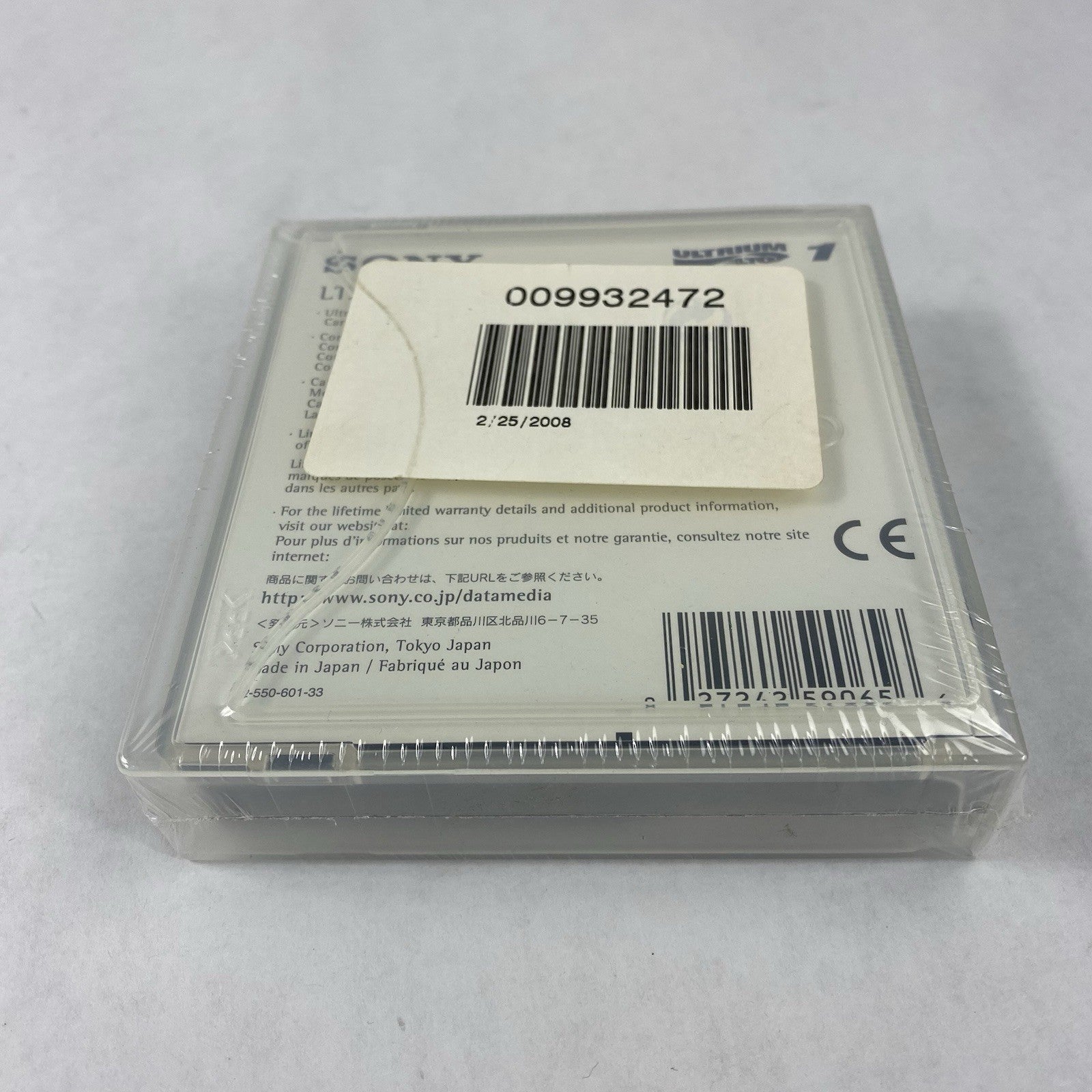 Sony LTO Ultrium 1 LTX100G 200GB Data Cartridge Sealed (Lot of 3)