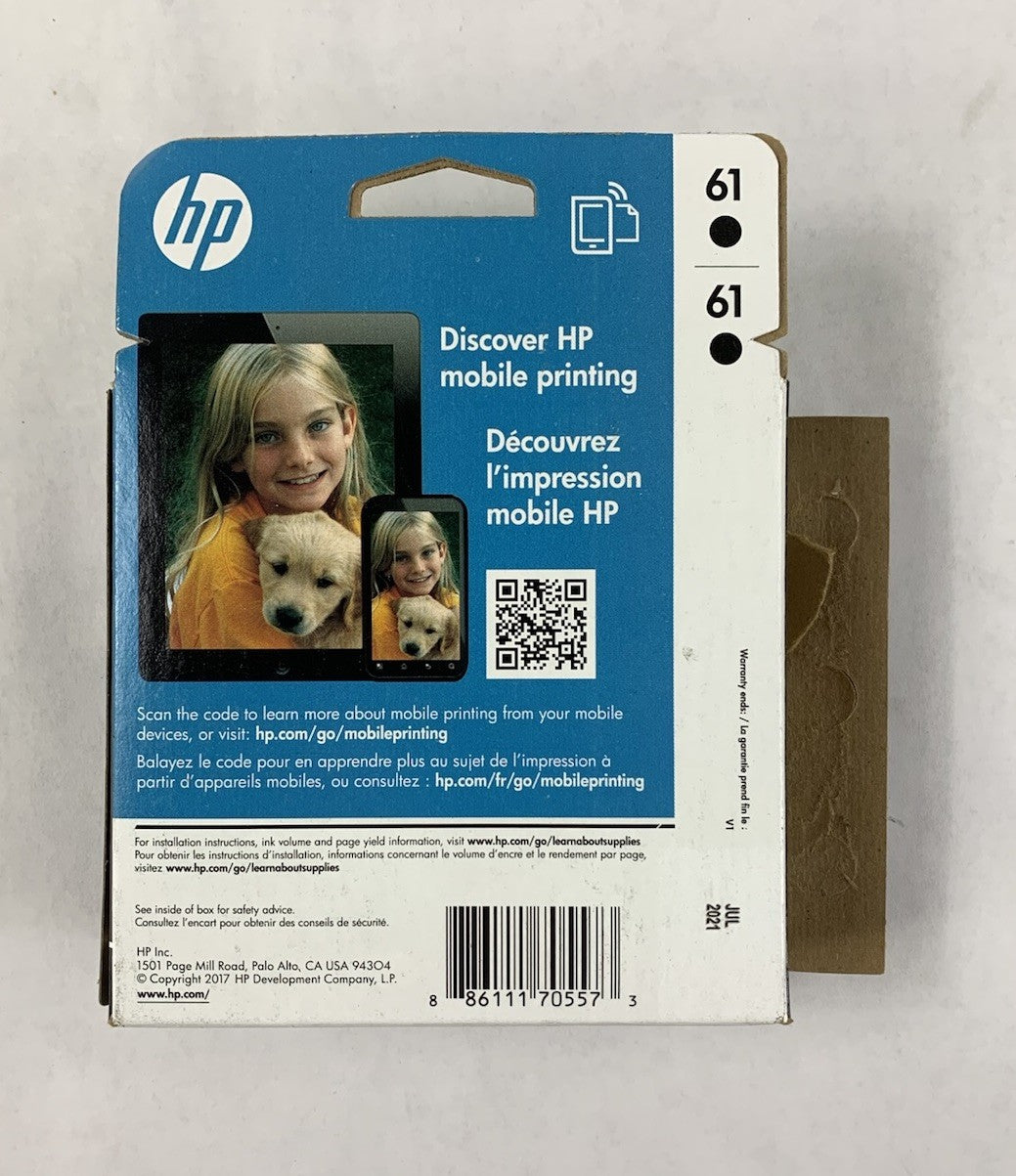HP 61 + 61 Black Ink Cartridge Twin-Pack Exp. Jul 2021 - Open Box8