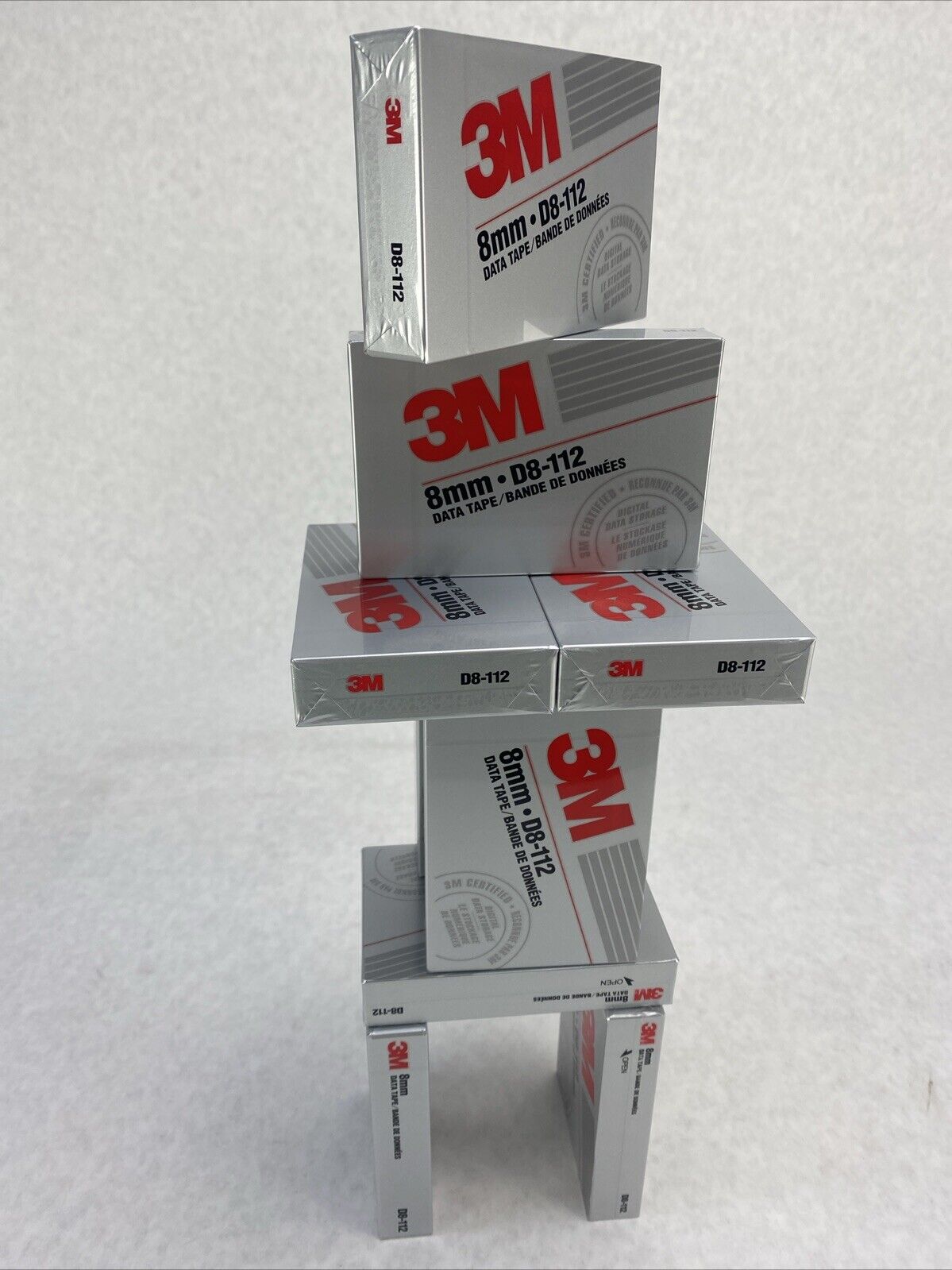 Lot of ( 9 ) 3M 40858 D8-112 8mm 112m Vintage Data Tape New SEALED