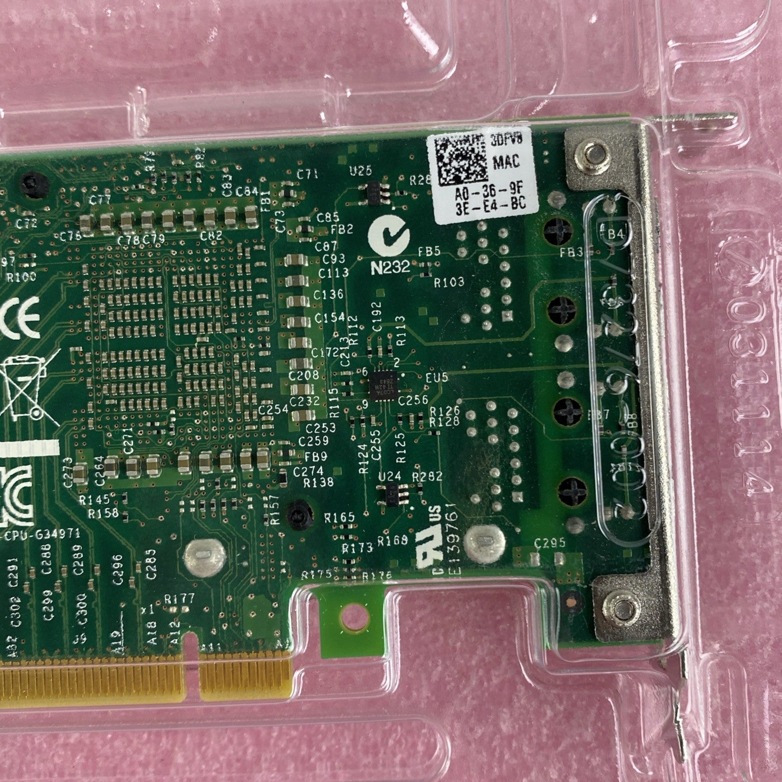 Dell KCC-REM-CPU-G34971 Dual-Port Intel 10GbE PCIe Network Adapter Card Lot of 33