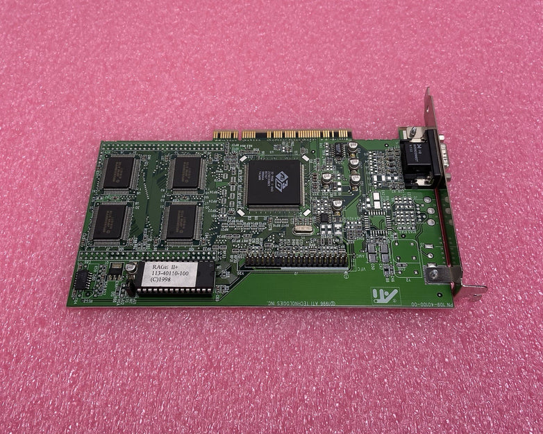 ATI 3D Rage II+ DVD 109-40100-00 4MB PCI Graphics Card