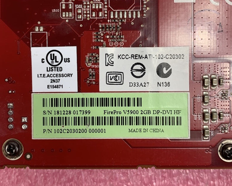AMD FirePro V5900 2GB Video Graphics Card