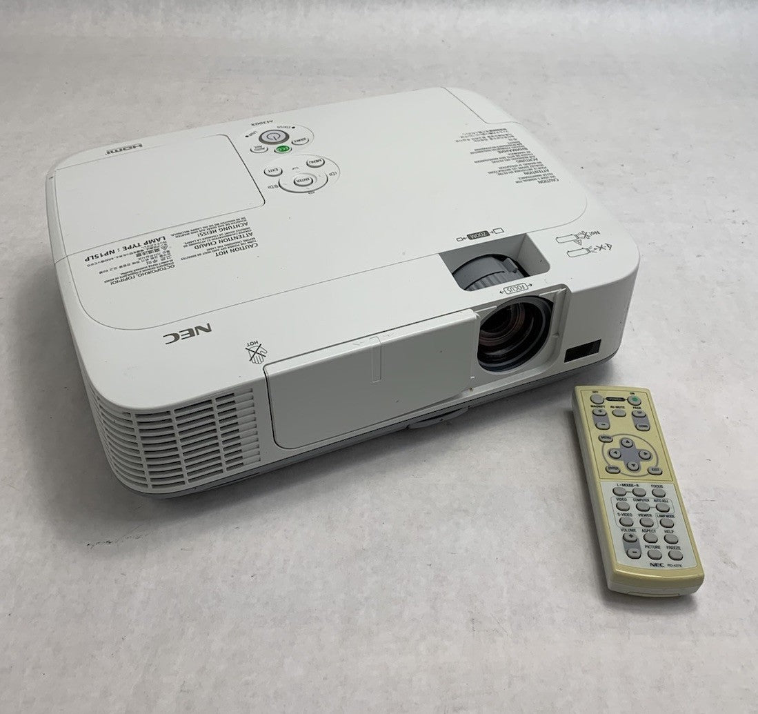NEC NP-M300X LCD Lamp Projector 144 Lamp Hours w/ Remote0