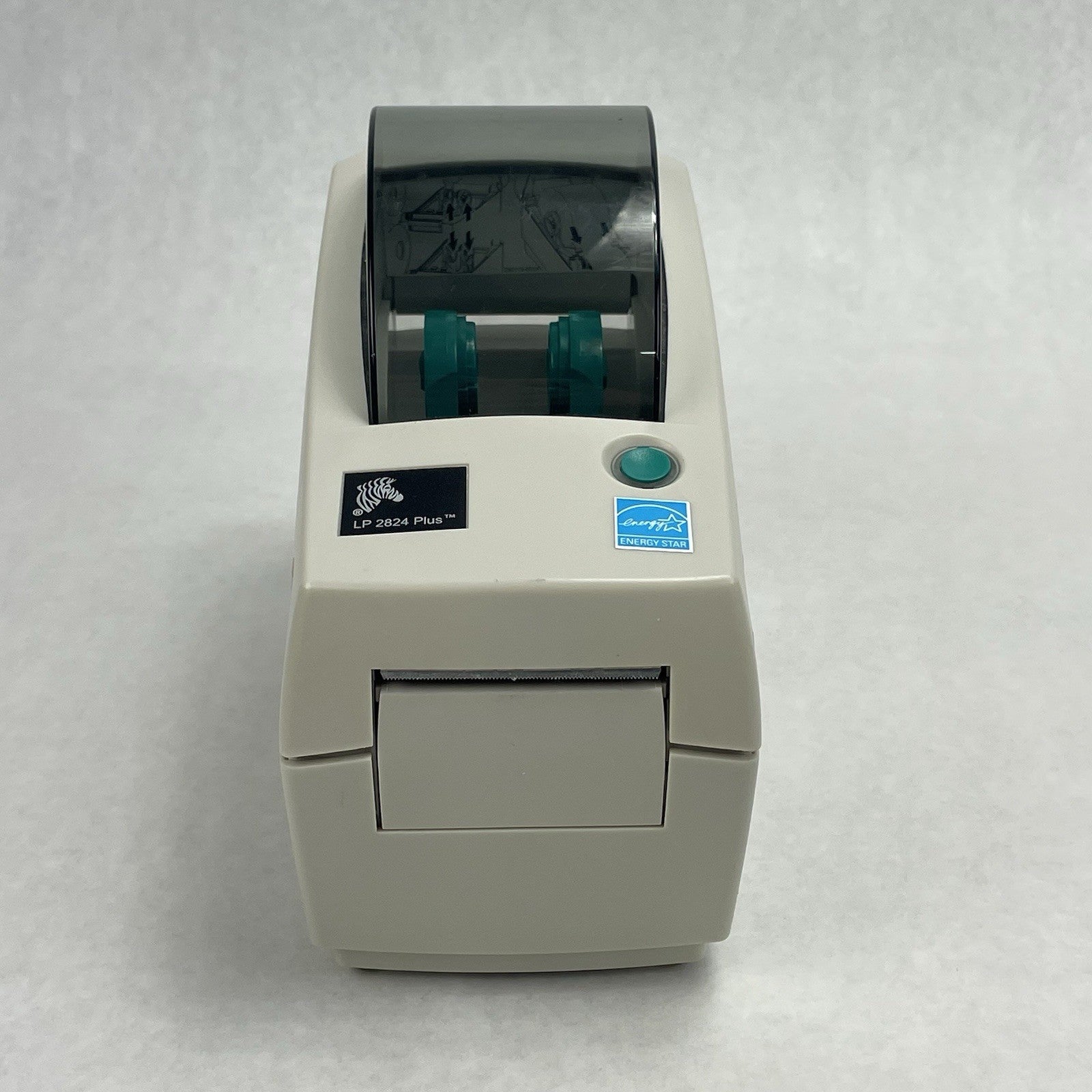 Zebra LP 2824 Z Direct Thermal Barcode Label Printer Tested For Parts No Clamps