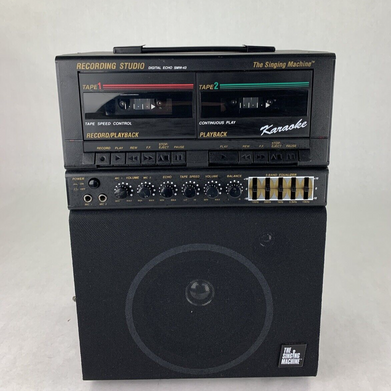 The Singing Machine SMW-43 Karaoke System For Parts and Repair Bad Tape and Mic