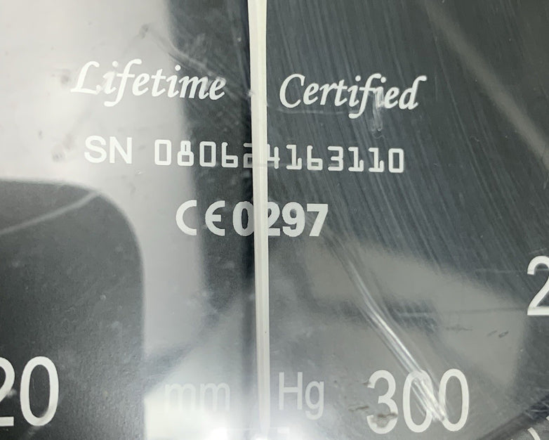 Welch Allyn CE0297 Sphygmomanometer Dark Grey With Basket and Pressure Regulator