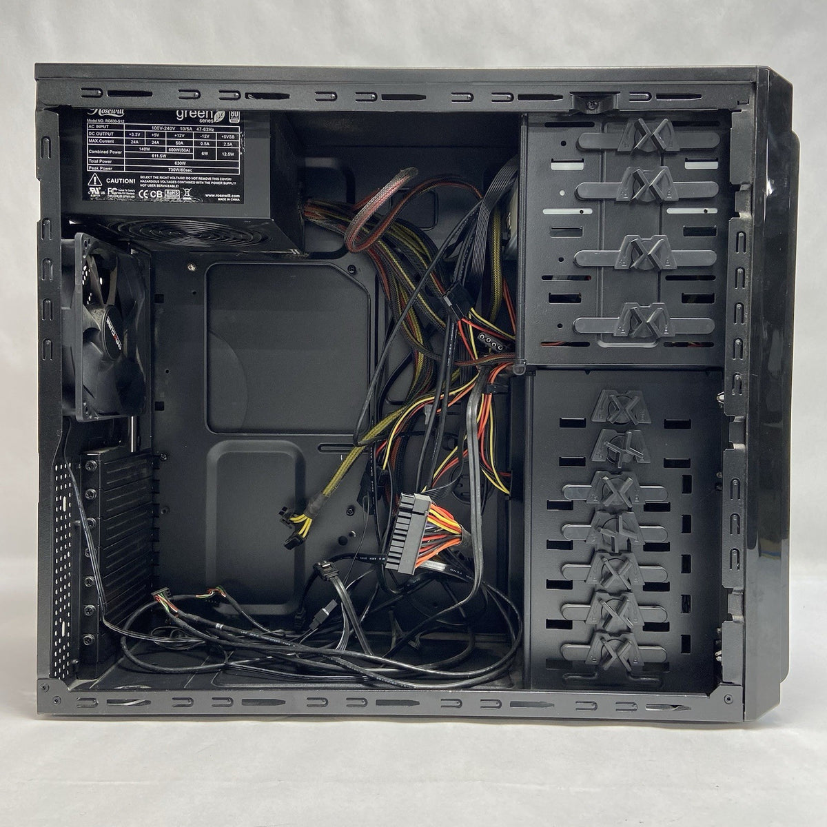 Rosewill Blackbone ATX Mid Tower Computer Case Rosewill RG630-S12 630W PSU8