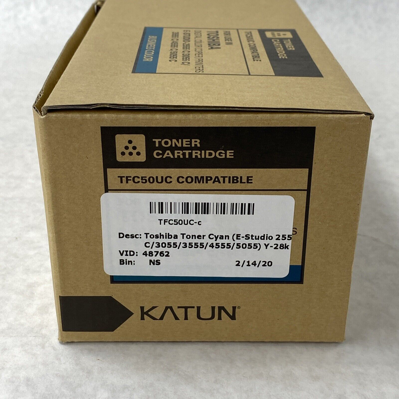 Katun TFC50UC Compatible Cyan Toner Cartridge For Toshiba Color Copier/ Printers