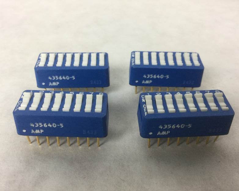 AMP 435640-5 Rocker Switch, Lot of 4, NEW
