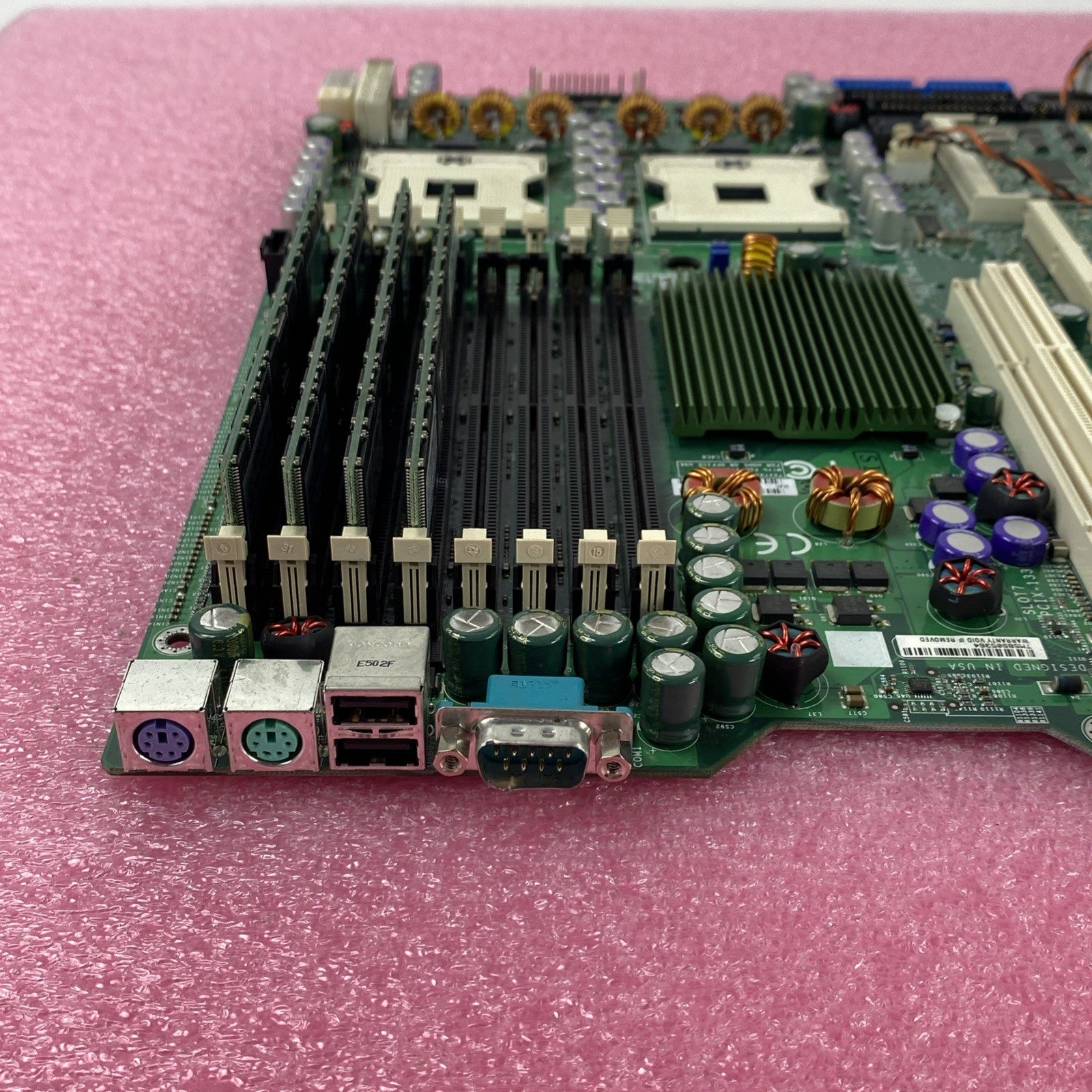 Supermicro X6DHR-X8G Motherboard 4GB RAM No CPU No Shield