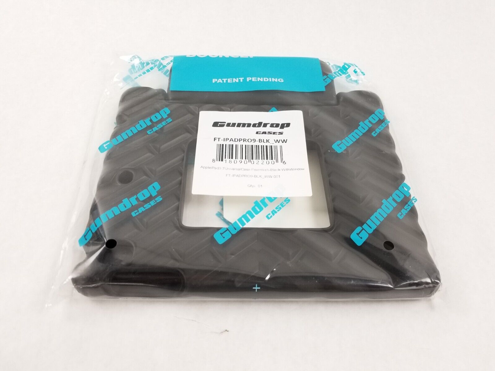 Gumdrop Cases FT-IPADPRO9-BLK_WW for Apple iPad 9.7 Universal Case Foamtech