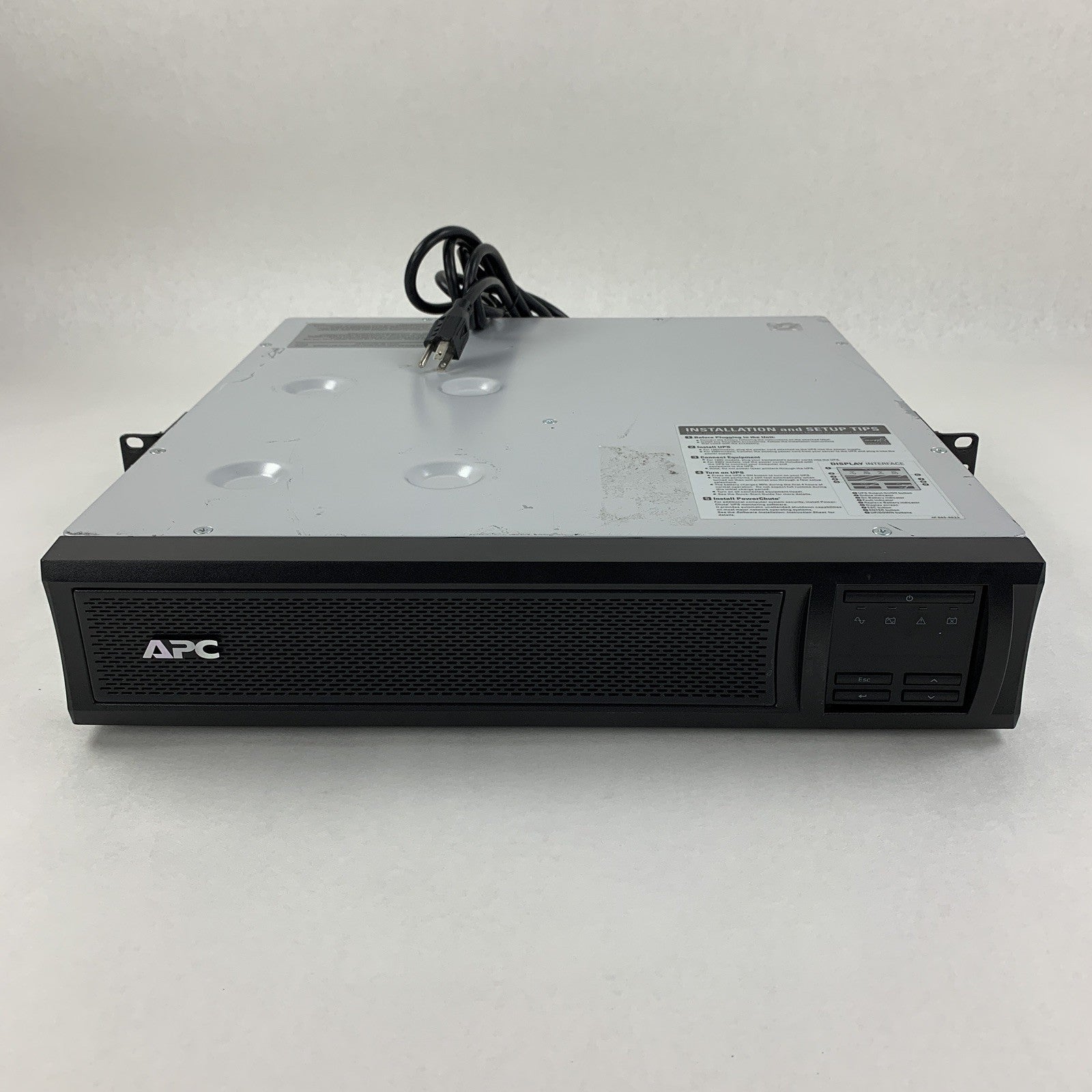 APC SmartUPS SMT1500RM2U 2U Rack Mount Tested w/ Network Card No Battery