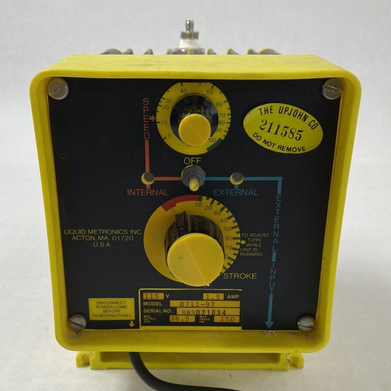 Liquid Metronics Inc. B711-97 Metering Pump 115V 1.5A Power Tested