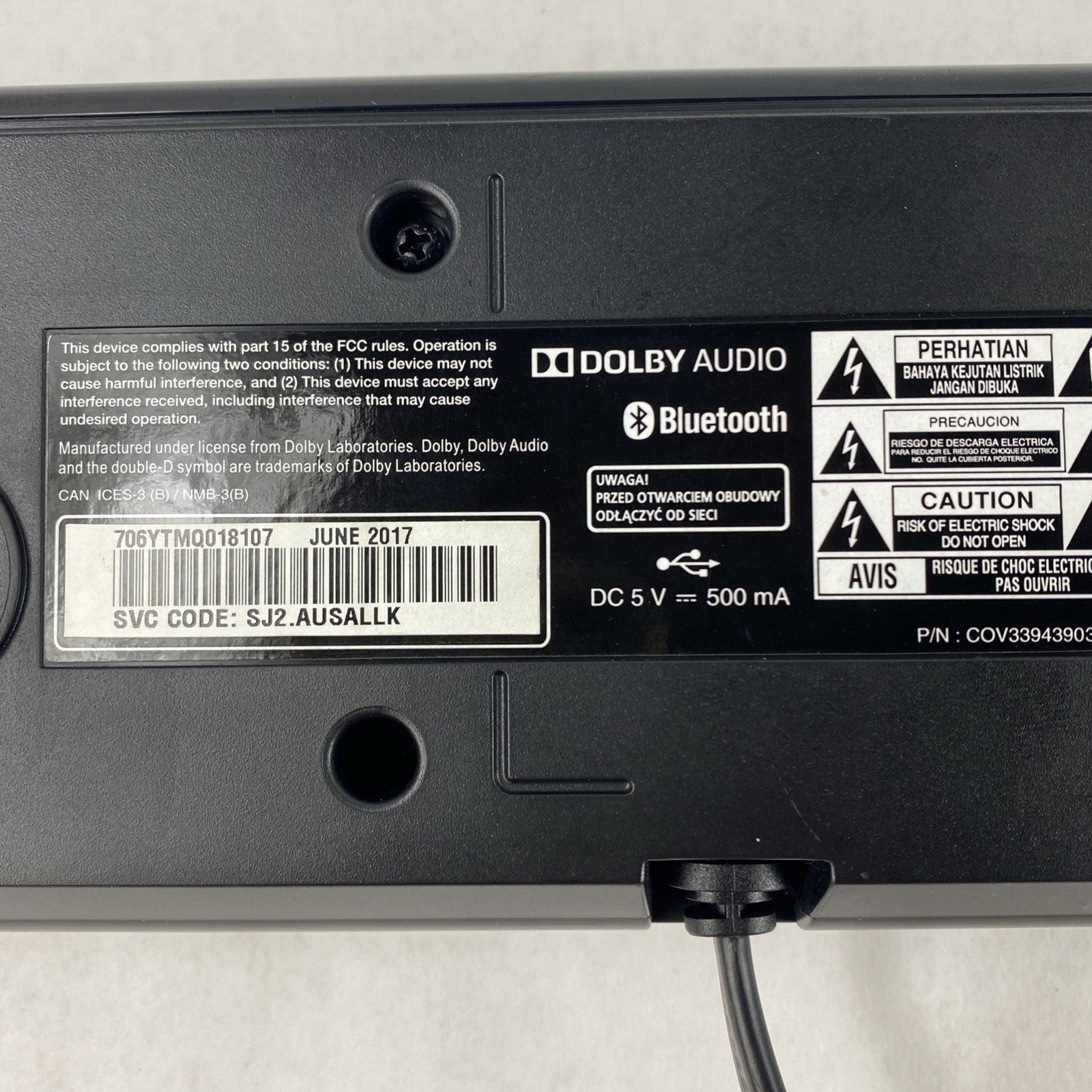 LG SJ2 Sound Bar Dolby Audio Tested No Subwoofer7