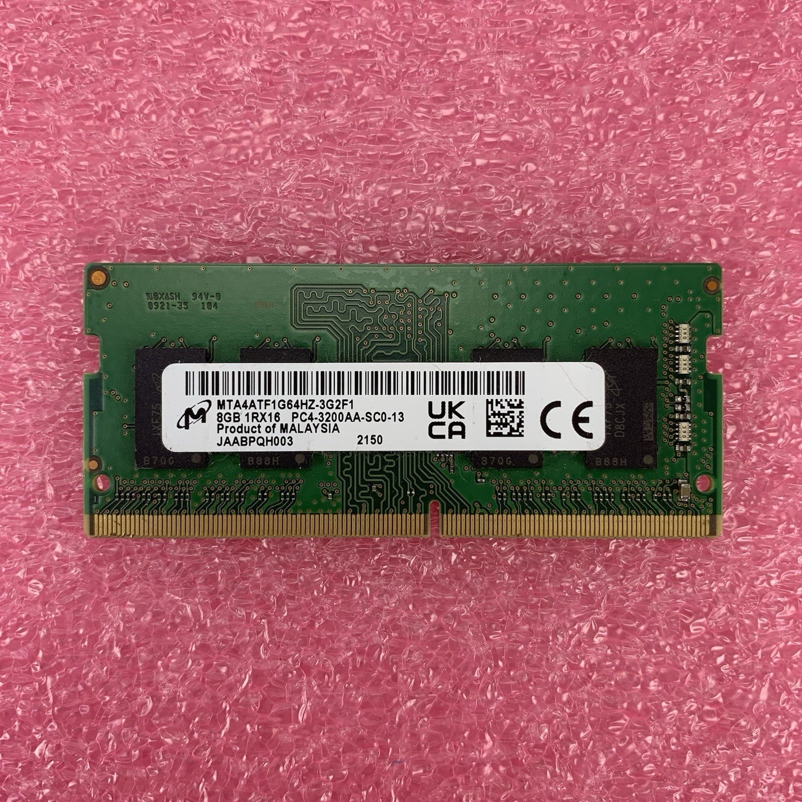 Micron MTA8ATF1G64HZ-2G3B1 PC4-2400T-SA1-11 8GB 1Rx8 Desktop Memory RAM5