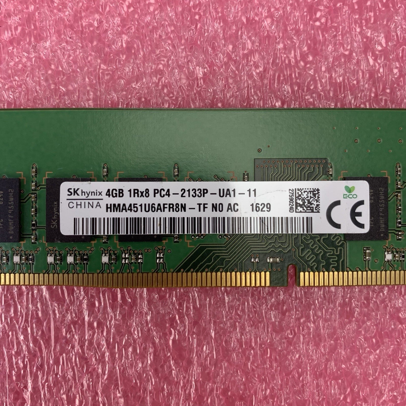 SK Hynix HMA451U6AFR8N-TF PC4-2133P-UA1-11 4GB 1Rx16 Desktop Memory RAM Lot of 27