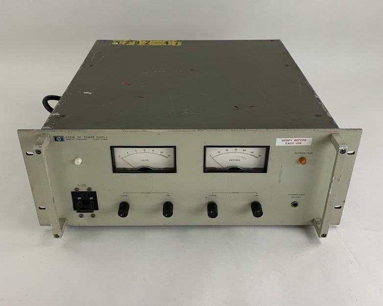 HP 6261B 0-20V 0-50A D.C. Power Supply - Tested Read Description