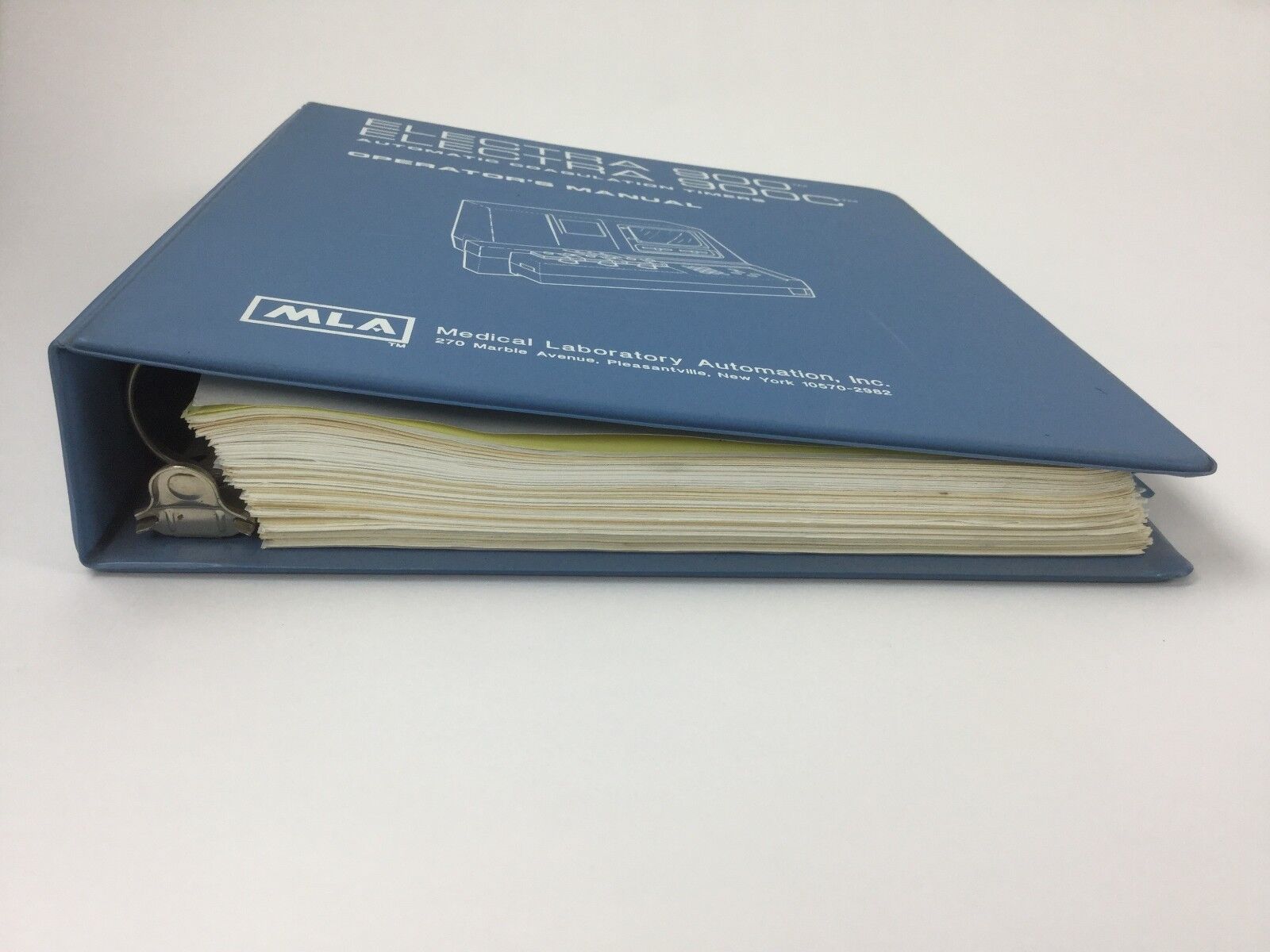 Medical Laboratory Operators Manual for Electra 900 and 900C