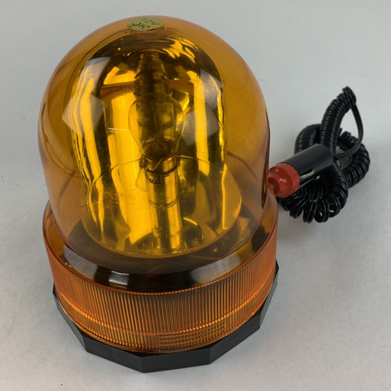 Grip 37280 Amber Economy Revolving Light Coiled Cord Plug Tested