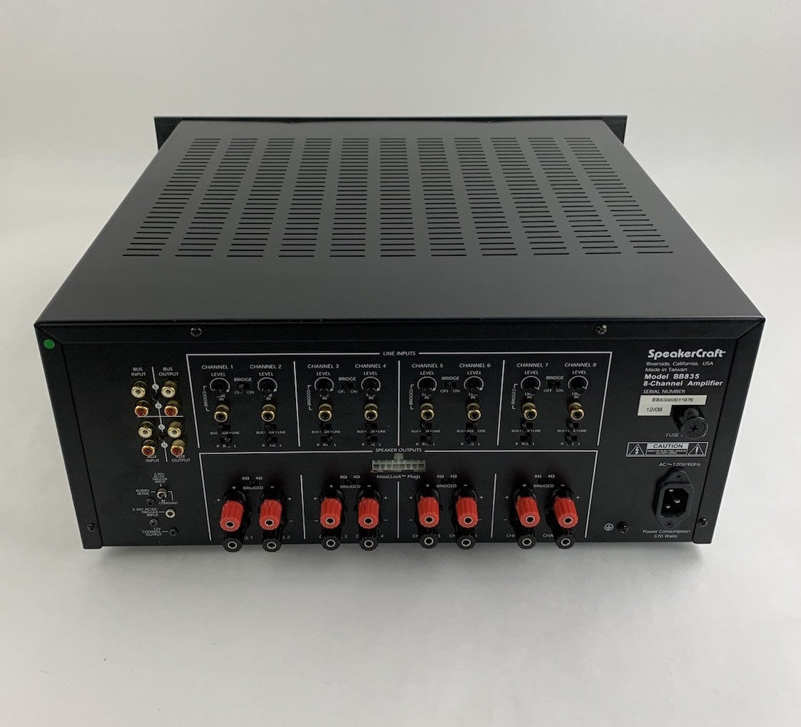 SpeakerCraft BB835 8-Channel Amplifier - Tested5