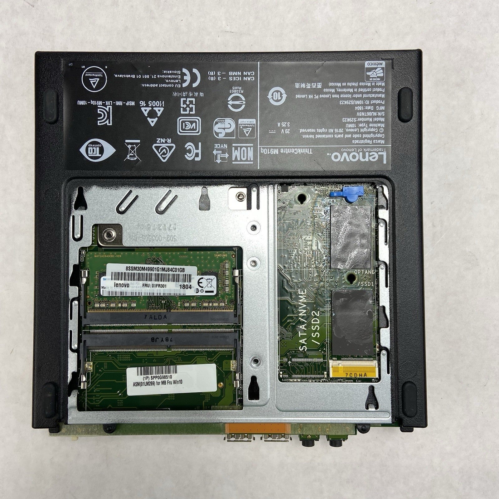 Lenovo ThinkCentre M910q Micro Intel Core i5-6500T 2.5GHz 8GB RAM No HDDOSAC12