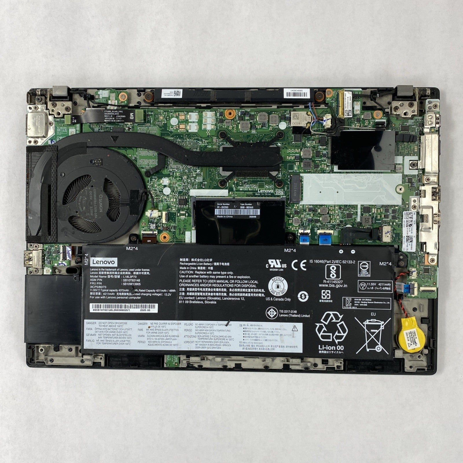 Lenovo ThinkPad T14 Gen 1 Core i5-10210U 1.60 GHz 8 GB RAM 14.0" No SSD No OS