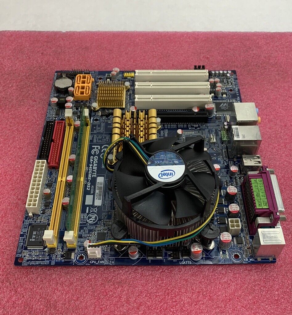 Gigabyte 945GME-DS2 Motherboard Intel Core 2 Duo 6420 2.13GHz 256MB RAM
