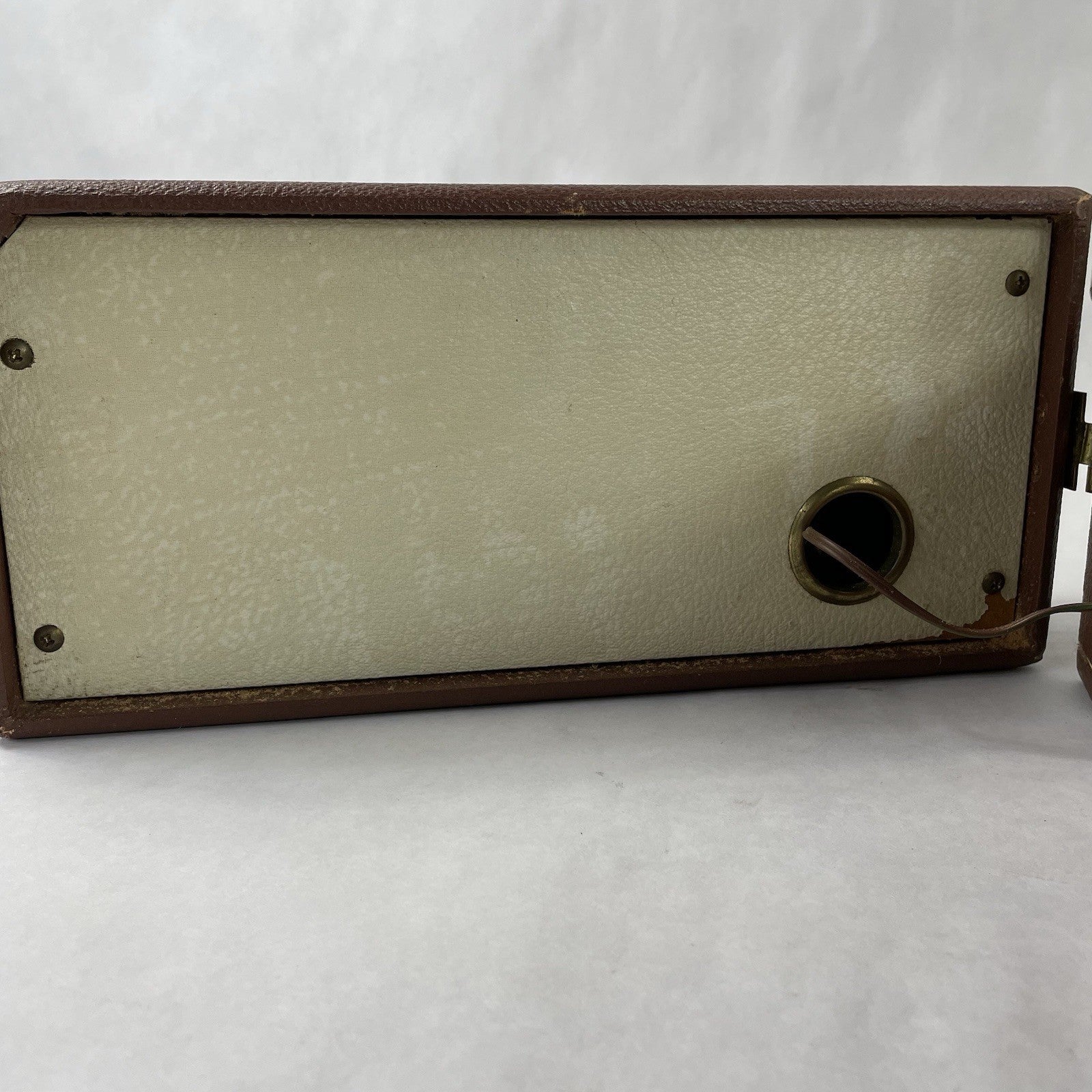 Symphonic Model 1707 Portable Stereo Record Player Broken Tonearm Tested