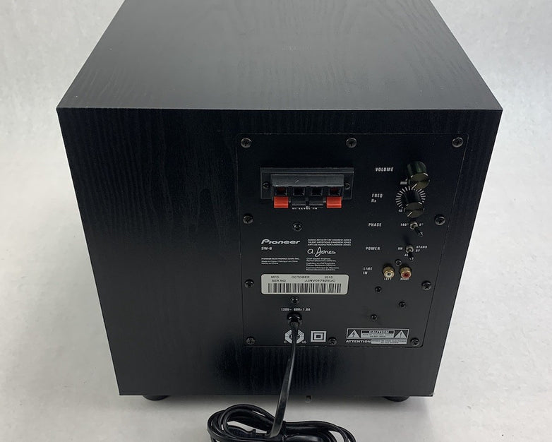 Pioneer SW-8 100W Subwoofer - Parts or Repair