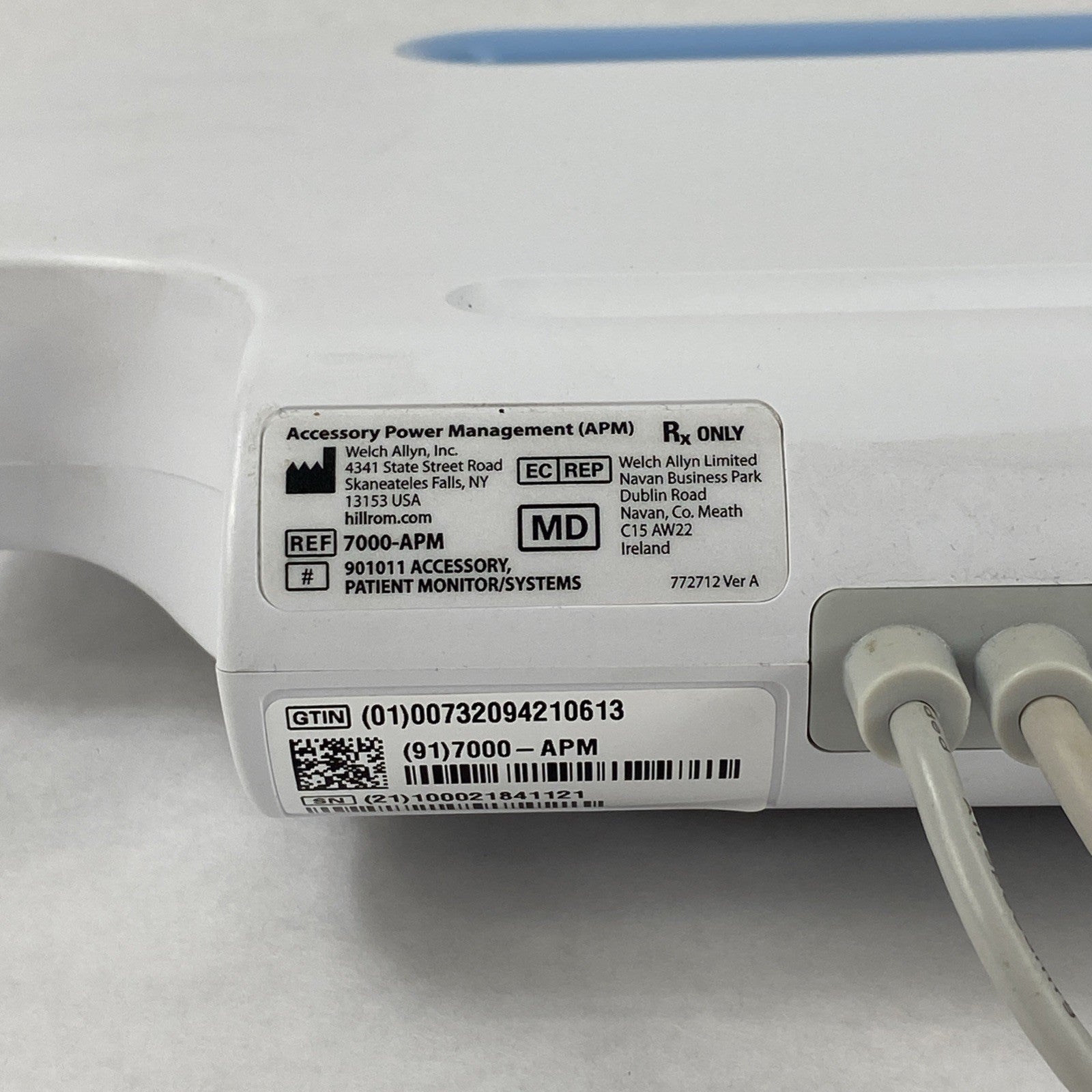 Welch Allyn 71WT Connex Spot Monitor w/ 7000-APM Accessory Power Management21