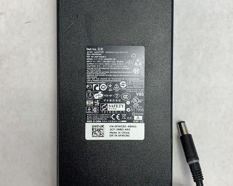 Dell GA240PE1-00 19.5V 12.3A 240W AC Adapter Power Supply